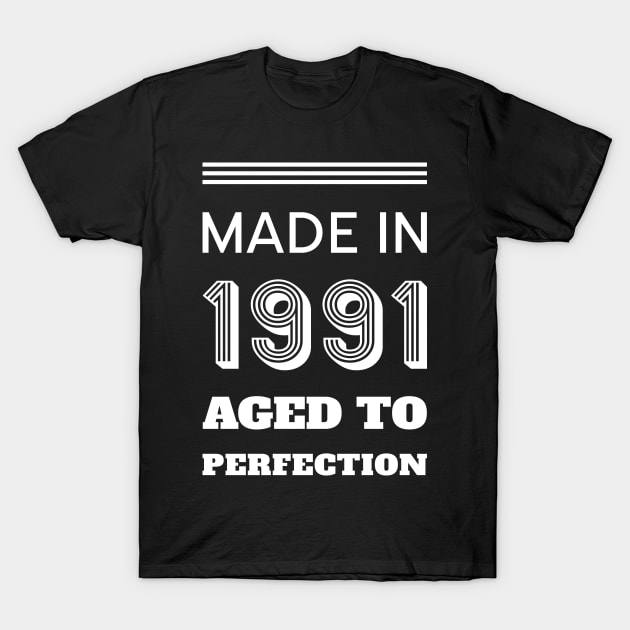 made in 1991 aged to perfection T-Shirt by LeonAd